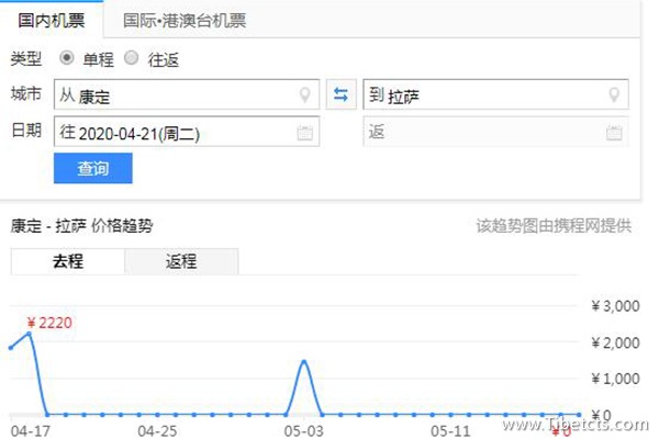 康定到拉薩的旅游交通